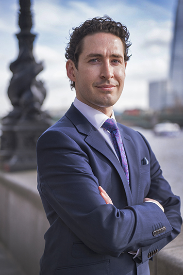 London affordable corporate headshot with Thames background